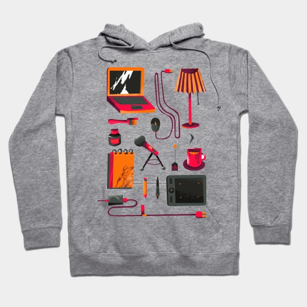 Workspace Hoodie by hahabenis